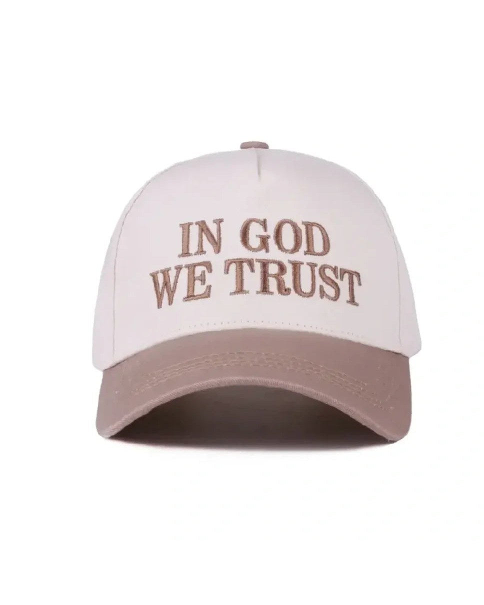 'In God We Trust' Embroidered Cap