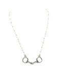 Western Horse Snaffle Bit Pendant Necklace