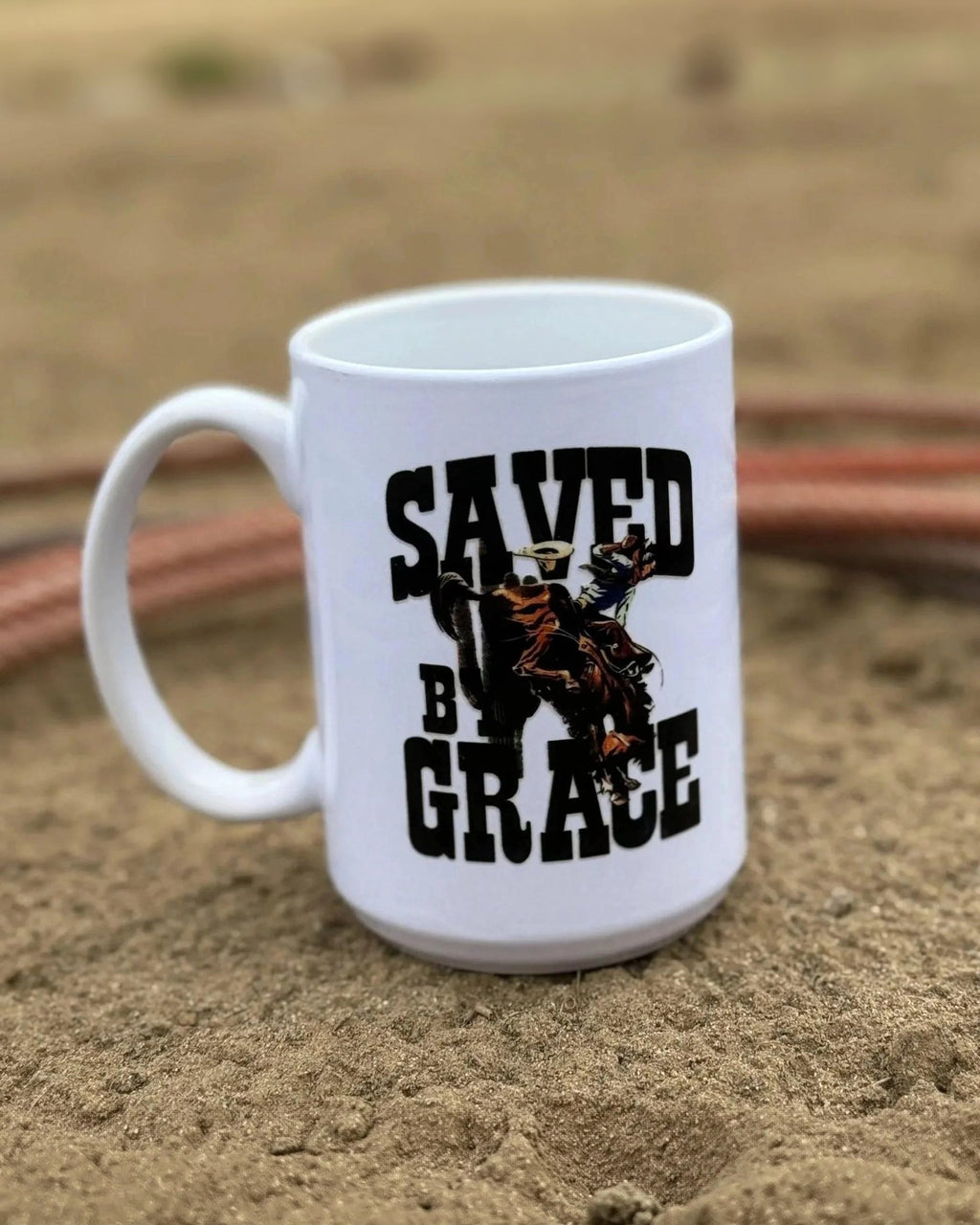 SAVED BY GRACE MUG