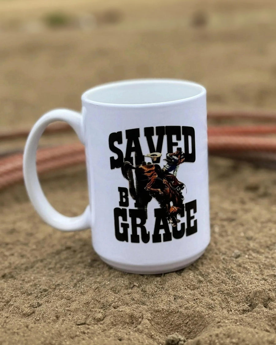 SAVED BY GRACE MUG