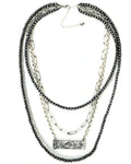 Western 4 Layered Navajo Bead Necklace