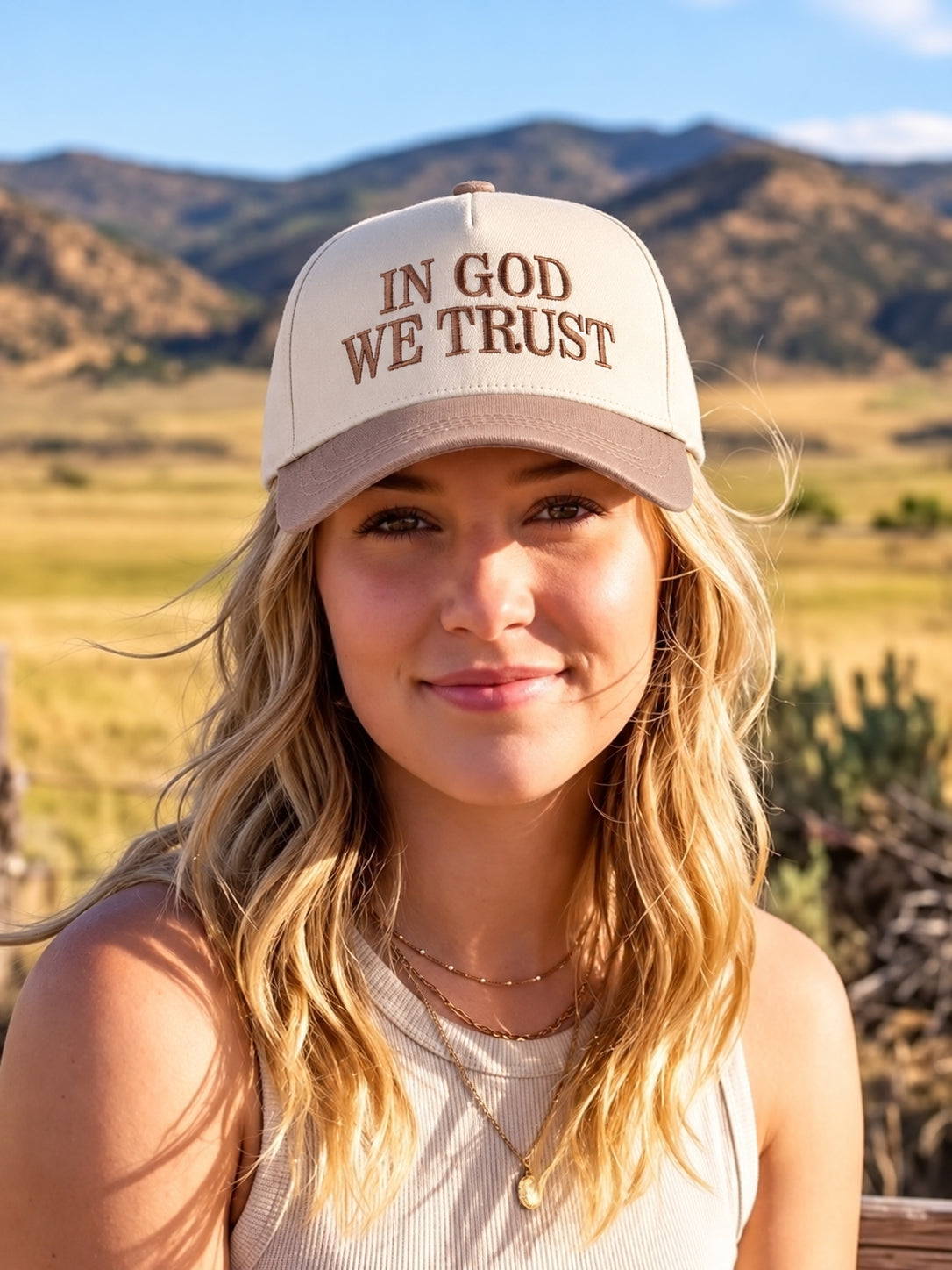 'In God We Trust' Embroidered Cap